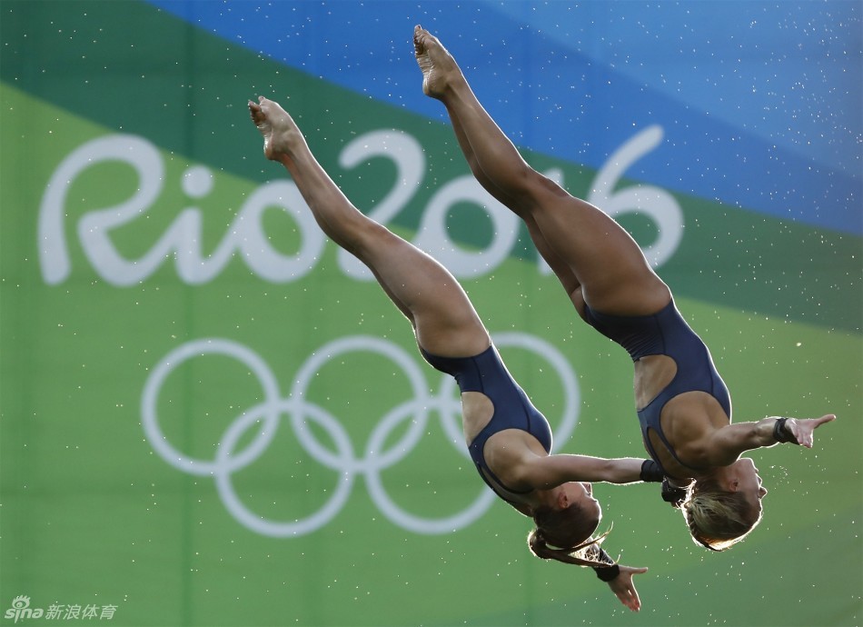里约奥运会,跳水女子双人10米跳台决赛.