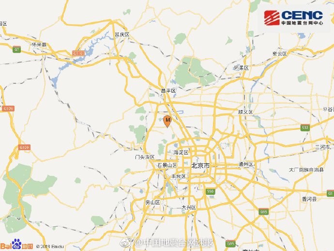北京海淀地震 震源深度17公里_西陆网